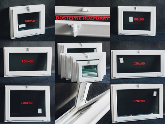 Okna Gospodarcze PCV Ciepłe profile i szyby! KURIER!